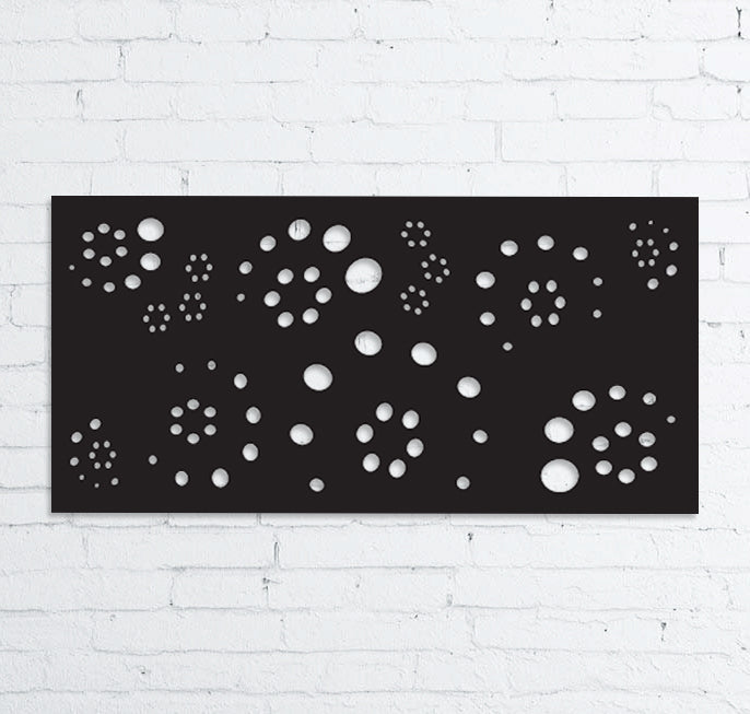 Metal Privacy Screen or Large Metal Wall Art (46" Inch)