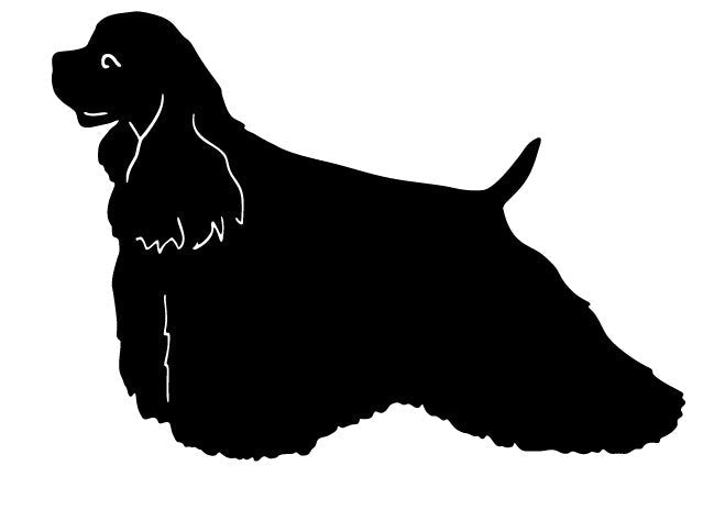 Cocker Spaniel Garden Stake or Wall Hanging (Style 1)
