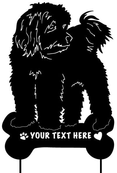 Coton De Tulear Garden Stake or Wall Hanging