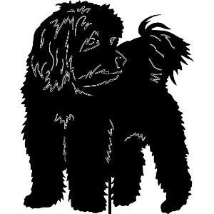 Coton De Tulear Garden Stake or Wall Hanging