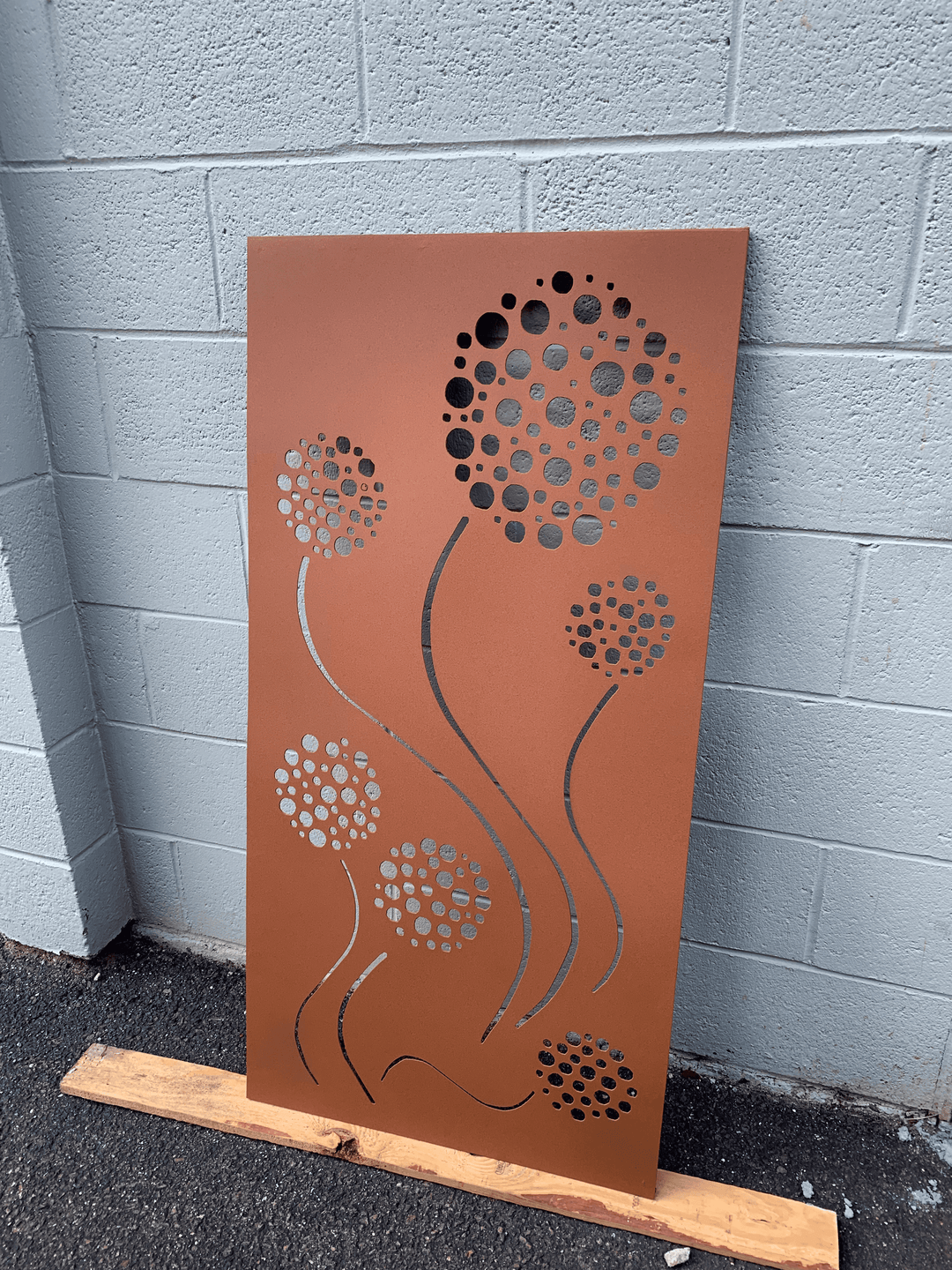 Outdoor Metal Privacy Screen Panel (60” &amp; 72”) – Heavy-Duty Steel for Patio &amp; Fence