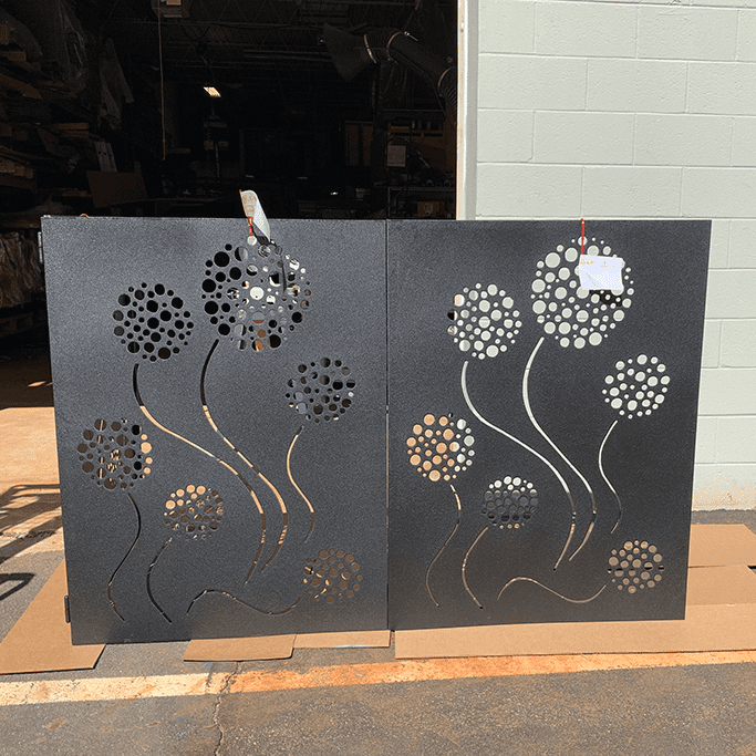 Outdoor Metal Privacy Screen Panel (60” &amp; 72”) – Heavy-Duty Steel for Patio &amp; Fence