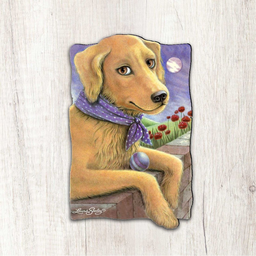 Flowers Fetch &amp; Fun Holiday Outdoor Decor Large Ornament by Laura Seeley - Pets Dog and Cats Decor - 8511011M