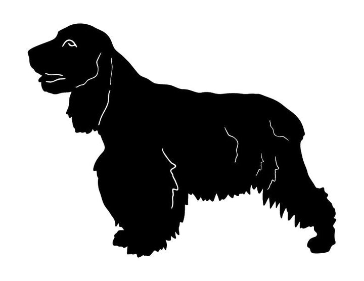 English Cocker Spaniel Garden Stake or Wall Hanging (Style 2)