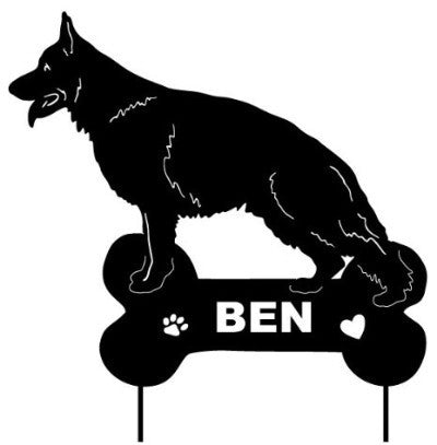 German Shepherd Statue or Dog Wall Art