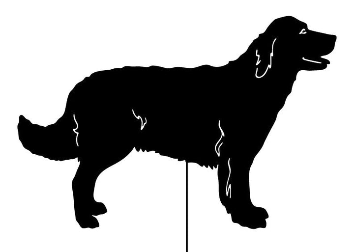 Golden Retriever Garden Stake or Wall Hanging (Style 2)