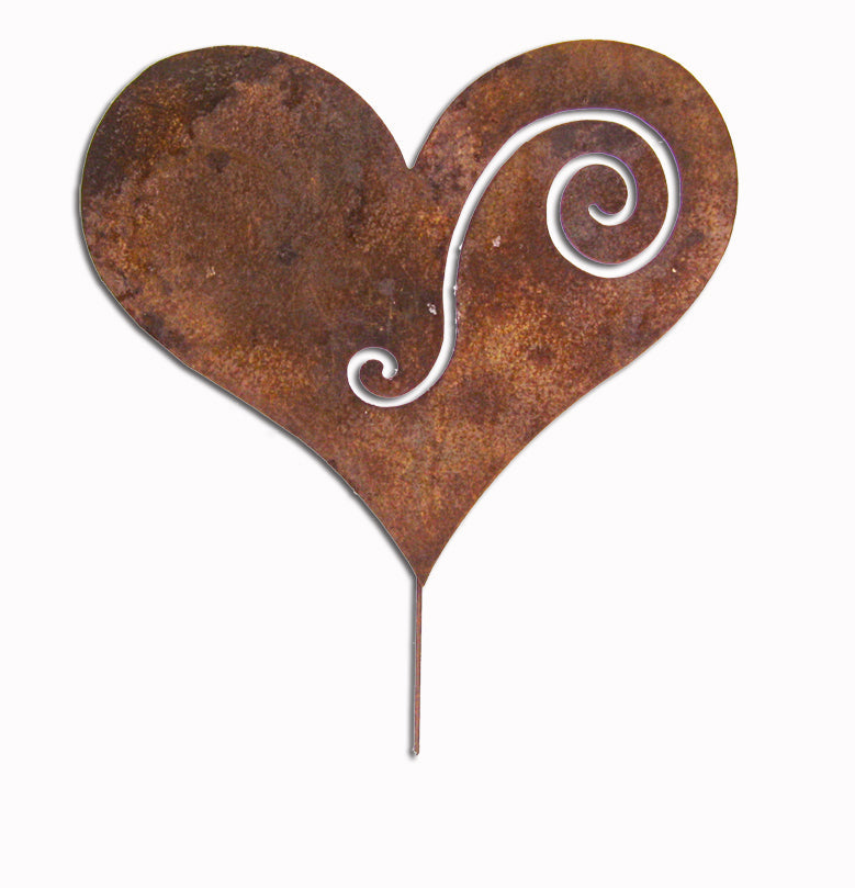Heart Plant Stake or hanging Ornament