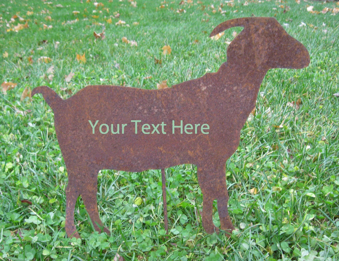 Metal Goat Yard Art or Wall Art
