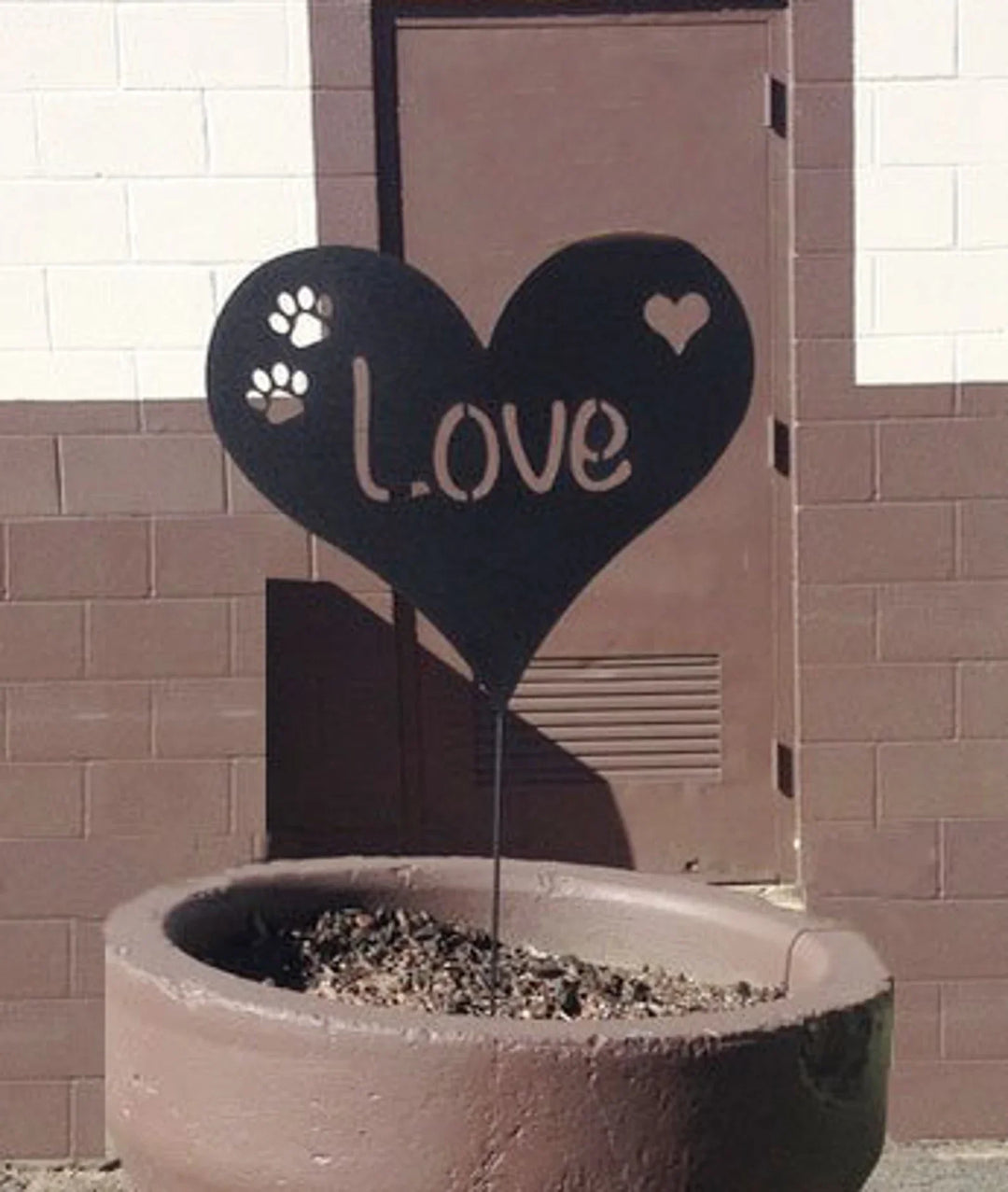 Heart Garden Stake or Wall Art