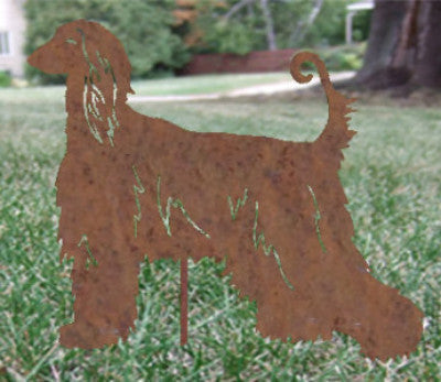 Afghan Hound Garden Stake or Wall Hanging