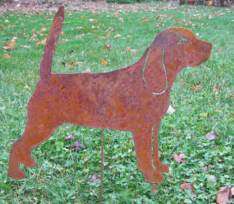 Beagle Garden Stake or Wall Hanging (Standing)