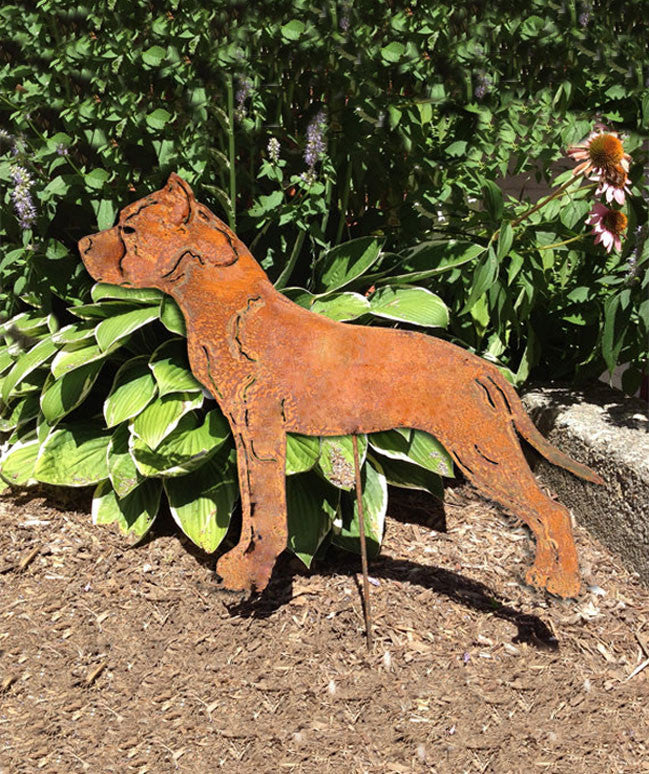 Staffordshire Bull Terrier Garden Stake or Wall Art