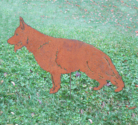 German Shepherd Statue or Dog Wall Art