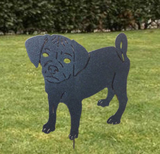 Puggle Garden Stake or Wall Hanging