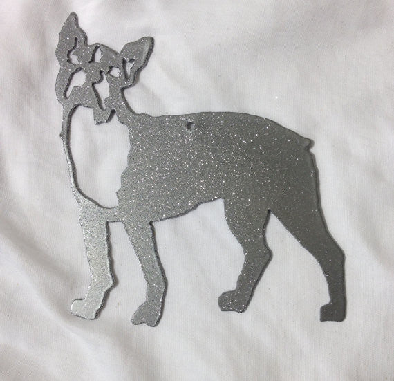 Boston Terrier Plant Stake