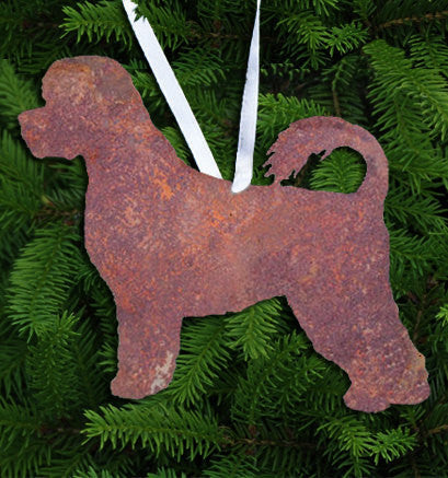 Portuguese Water Dog Plant Stake