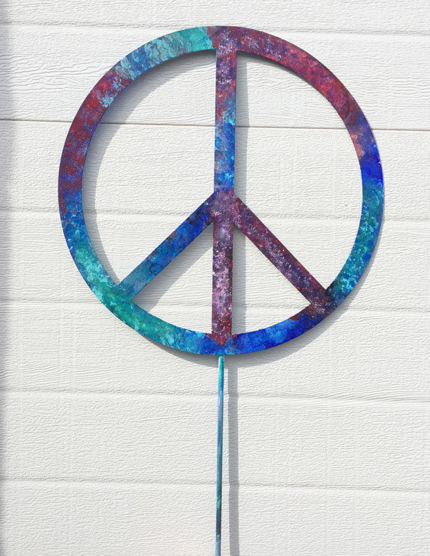 Outdoor Peace Sign or Peace Sign Wall Art