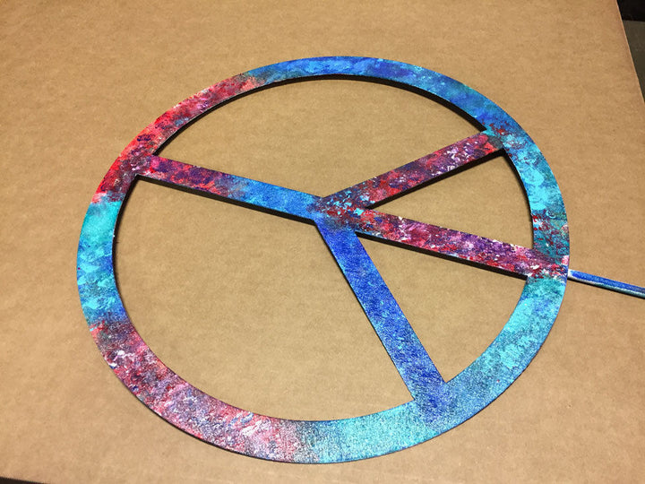 Outdoor Peace Sign or Peace Sign Wall Art