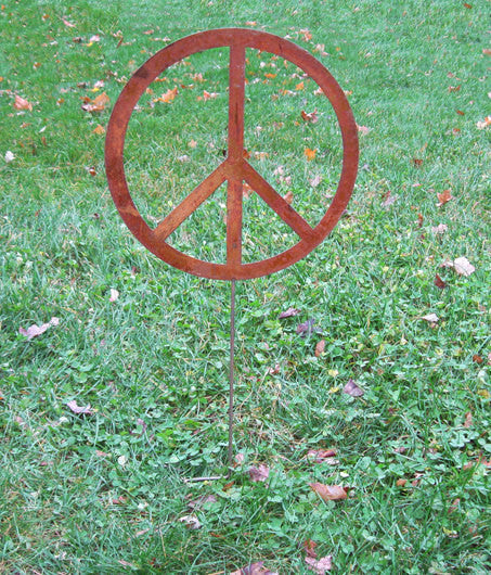 Outdoor Peace Sign or Peace Sign Wall Art