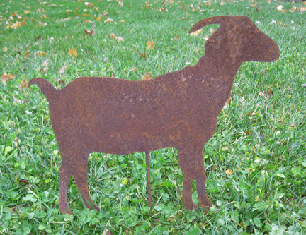 Metal Goat Yard Art or Wall Art