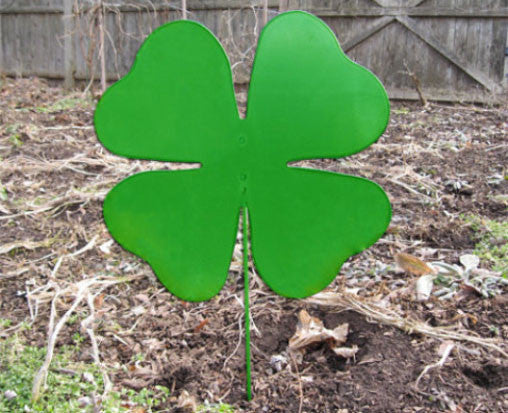 Shamrock Yard Stakes / St. Patricks Day Decorations