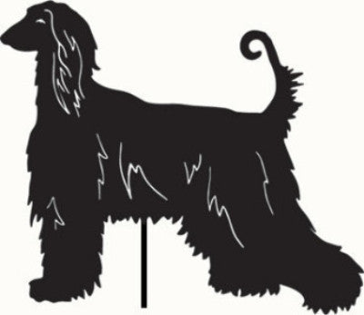 Afghan Hound Garden Stake or Wall Hanging