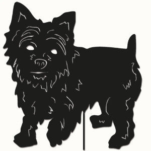 Yorkie Statue or Dog Wall Art