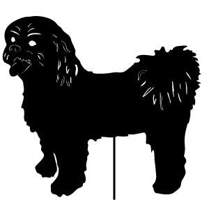 Shih Tzu Garden Stake or Wall Hanging (Style 1)