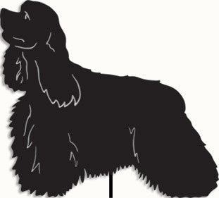 Cocker Spaniel Garden Stake or Wall Hanging (Style 2)