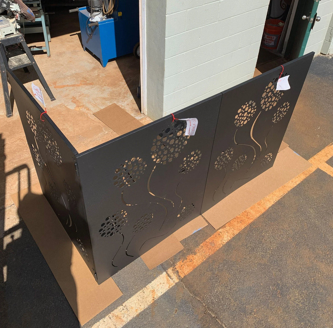 Outdoor Metal Privacy Screen Panel (60” &amp; 72”) – Heavy-Duty Steel for Patio &amp; Fence