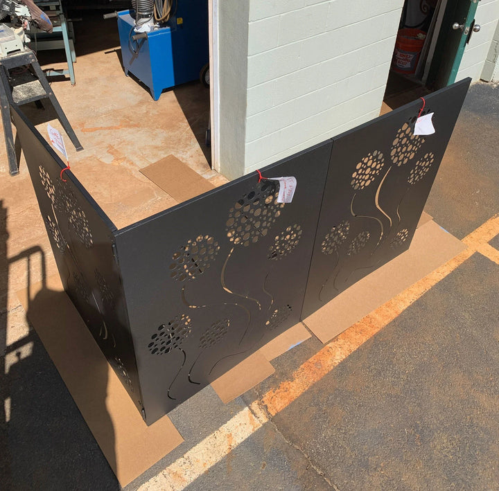 Metal Privacy Screen Panels / Wall Hanging (46" Inch)