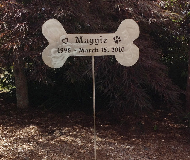 Dog Bone Welcome Sign or Dog Memorial