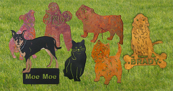Airedale Terrier Garden Stake or Dog Wall Art
