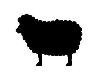 Sheep Garden Stake or Wall Hanging