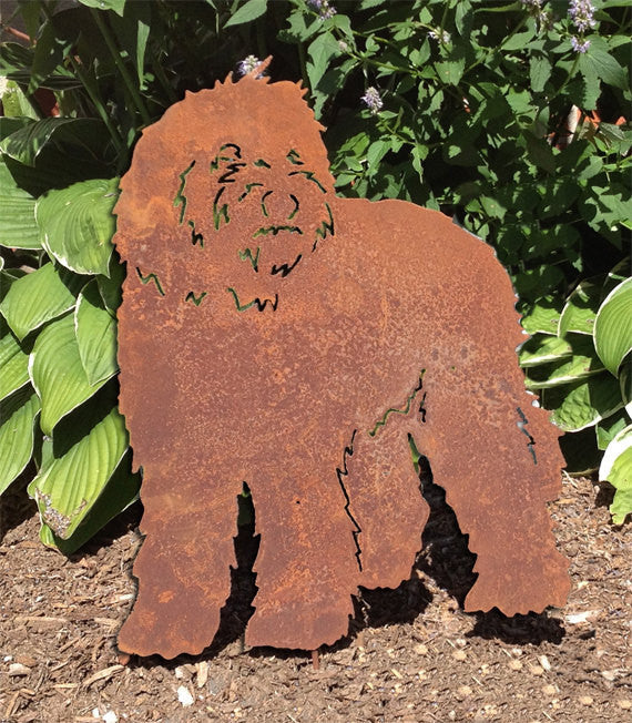 Labradoodle Garden Stake or Wall Hanging (Style 1)