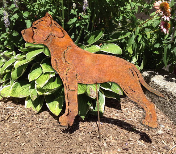 Staffordshire Bull Terrier Garden Stake or Wall Art