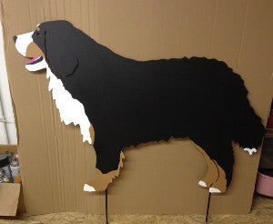 Bernese Mountain Dog Garden Stake or Wall Hanging