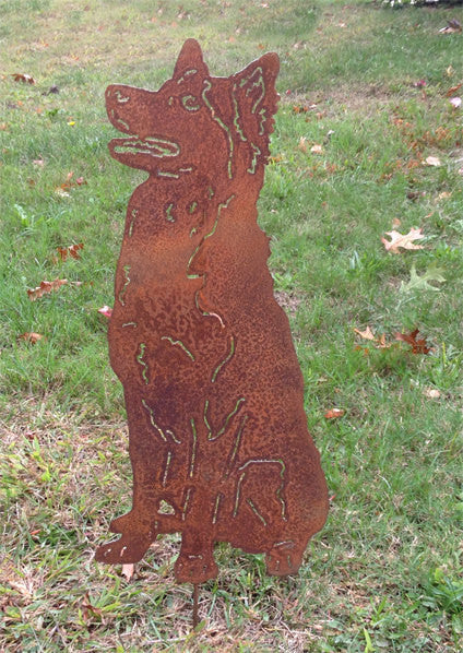 Husky Garden Stake or Wall Hanging