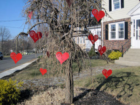 Heart Plant Stake or hanging Ornament
