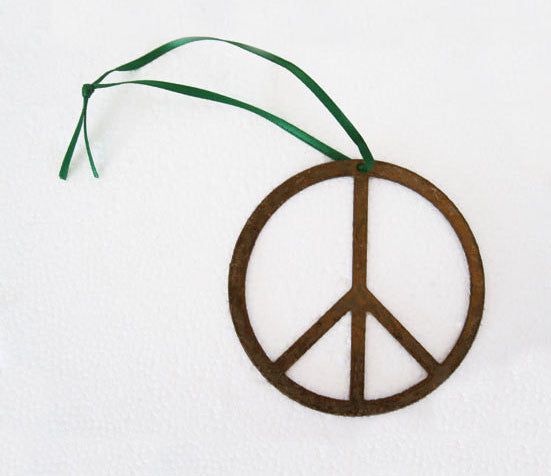 Peace Sign Ornament or Plant Stake