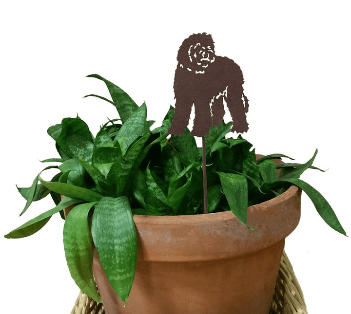 Labradoodle Plant Stake / Decorative Plant Marker