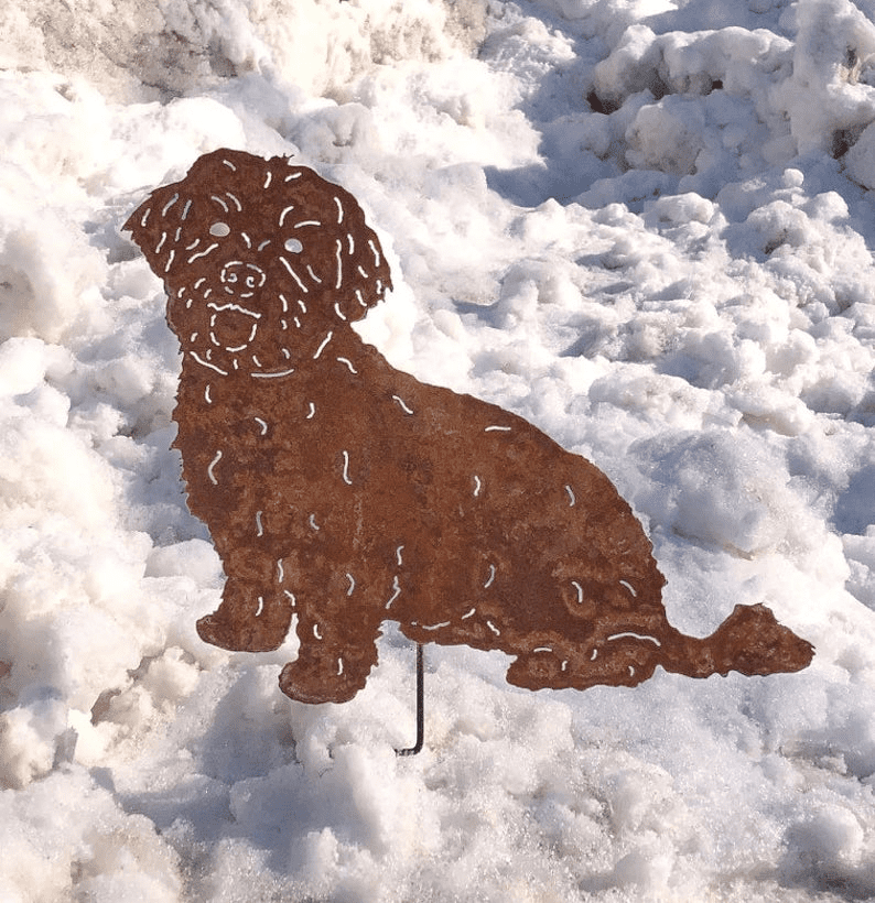 Havanese Dog Garden Stake or Wall Hanging