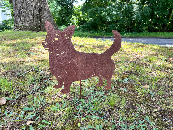 Corgi Welsh Garden Stake or Wall Hanging