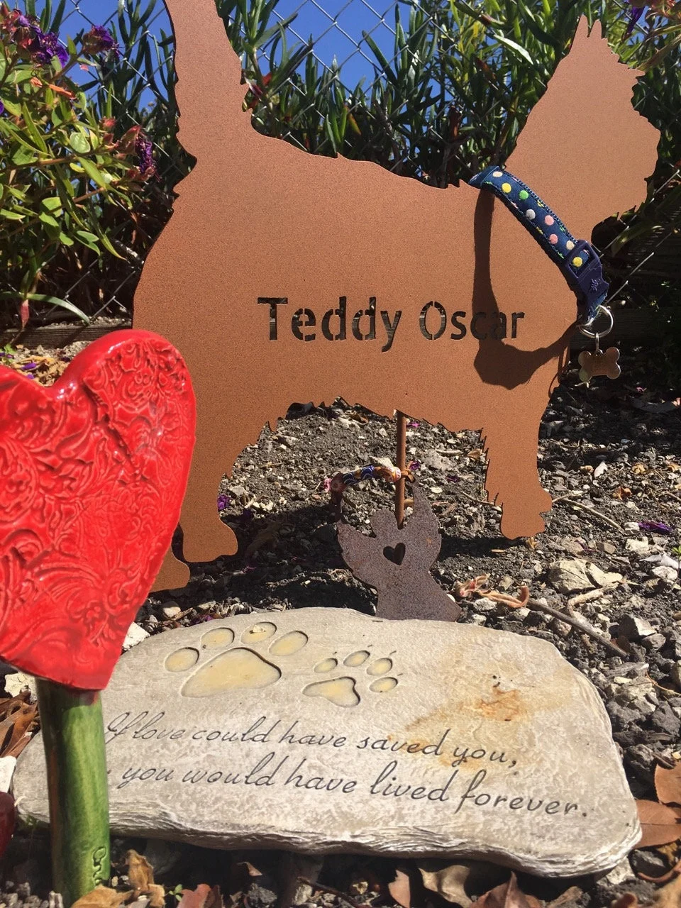 Cairn Terrier Garden Stake or Wall Hanging