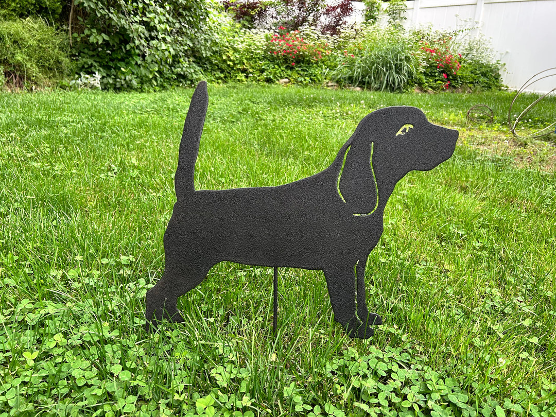 Beagle Garden Stake or Wall Hanging (Standing)