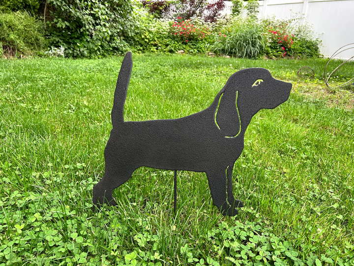 Beagle Garden Stake or Wall Hanging (Standing)