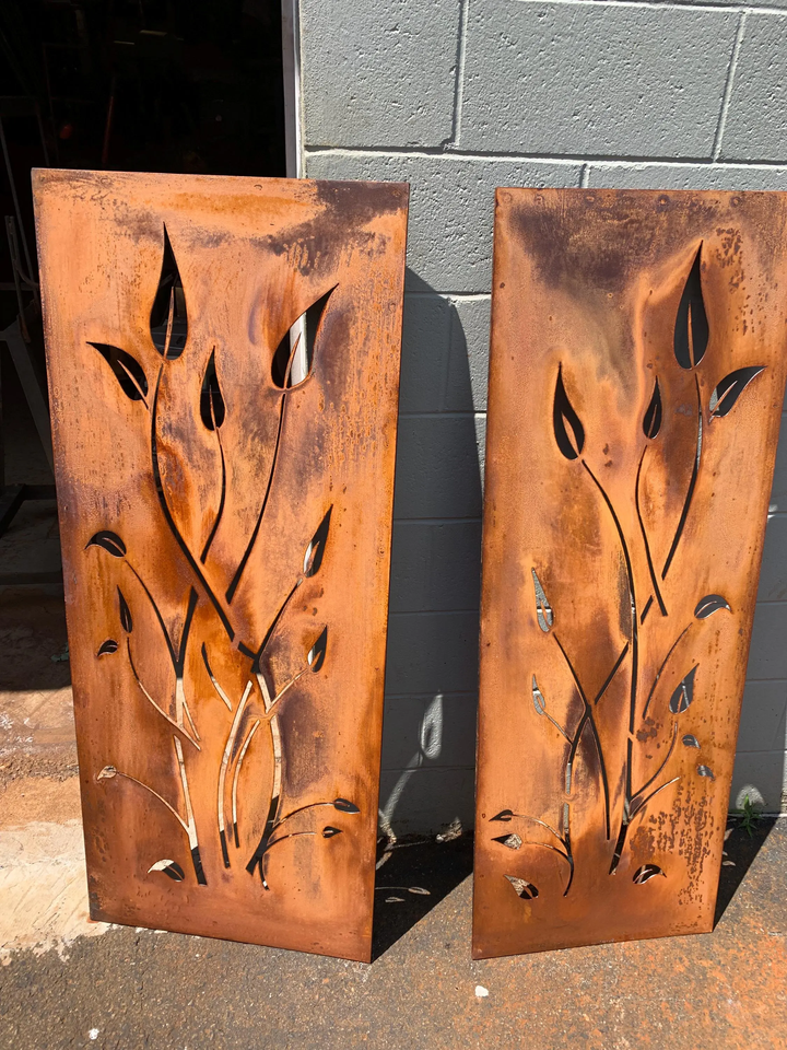 Outdoor Privacy Screens or Outdoor Metal Wall Art (46" Inch)