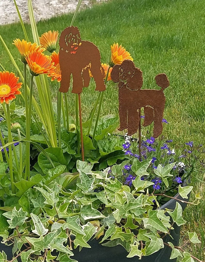 Labradoodle Plant Stake / Decorative Plant Marker