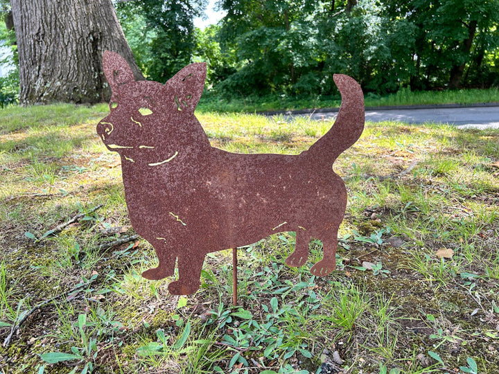 Corgi Welsh Garden Stake or Wall Hanging