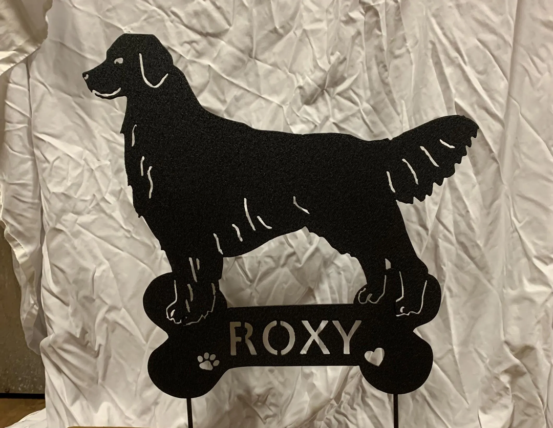 Golden Retriever Statue or Dog Wall Art